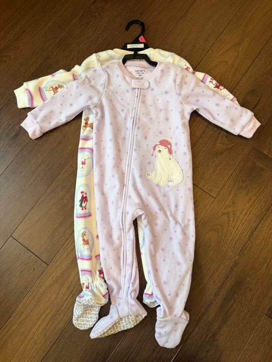 Carter's Other - Carter's Winter Themed Footed One-Piece Footsies - 18 Months - C16-054